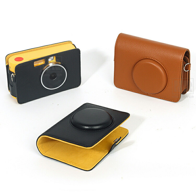 Kodak Mini Shot 2 ERA ケース MS200 カバー ショルダーストラップ付き