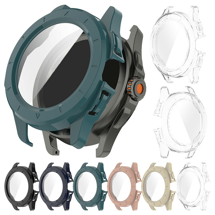 Xiaomi Watch S4 Sport �P�[�X �J�o�[ �t���ʋ����K���X �S�ʕی� �t���ی�P�[�X �P�F/�N���A �t�B������� �n�[�h�P�[�X ���� �V���I�~ �E�H�b�` S4