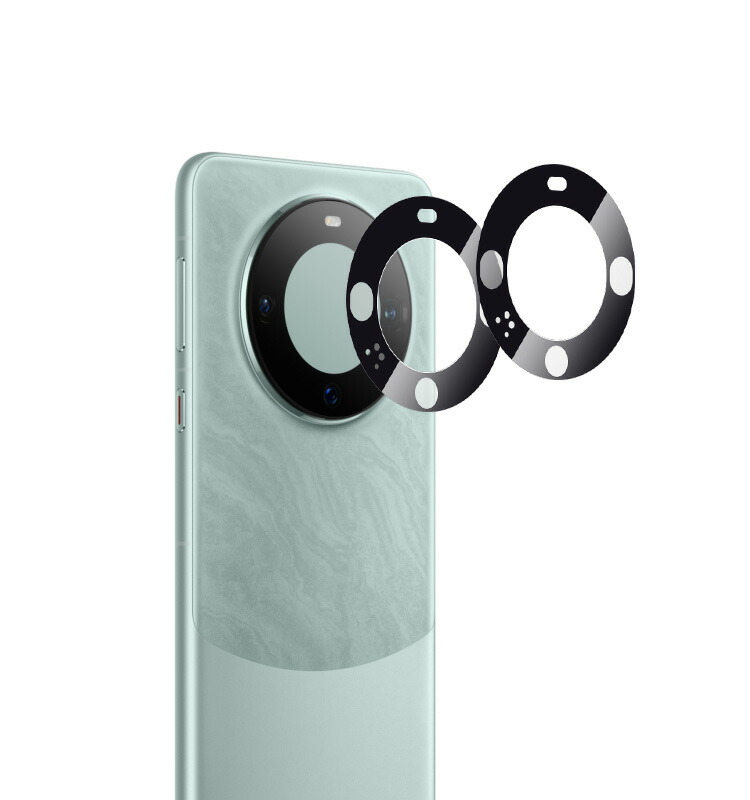 Huawei Mate 60 カメラカバー Mate 60 Pro ガラスフィルム 2枚入 ファーウェイ メイト 60 メイト60 プロ カメラ保護 レンズカバー 強化ガラス レンズ保護｜keitaiichiba｜03