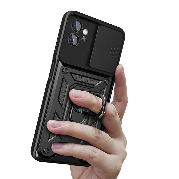 MoTo G32 ケース 耐衝撃 カバー スライド式カメラレンズカバー付き