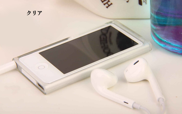 Apple iPod nano クリア ケース/カバー 背面カバー スリムで薄い シンプルでオシャレ 第7世代 アップル アイポッドナノ 7 カバー｜keitaiichiba｜09