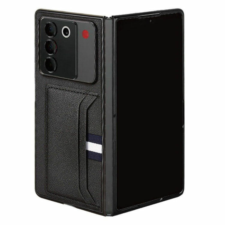 スマホカバー nubia Fold ケース 耐衝撃 カバー PUレザー カード収納 背面ケース ZTE