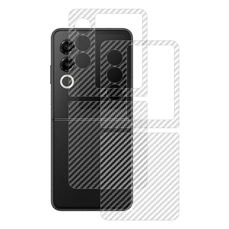 Nubia Flip 2 �w�ʕی�t�B���� �N���A ������ �o�b�N�t�B���� 2�Z�b�g ���v4���� �J�[�{���� �k�r�A �t���b�v 2 �ی�t�B���� �ی�t�B�����X�e�b�J�[