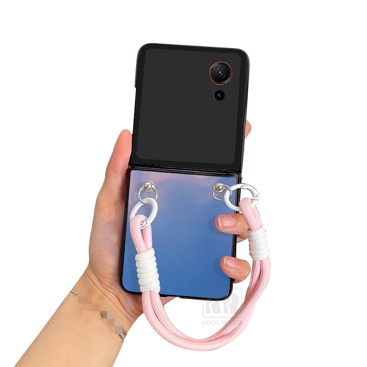 Nubia Flip 3�Ή� �P�[�X �ϏՌ� �J�o�[ �܂肽���݌^ PU���U�[ �O���f�[�V���� �X�g���b�v�t�� ���� ������ ZTE �k�r�A �t���b�v3 ��������