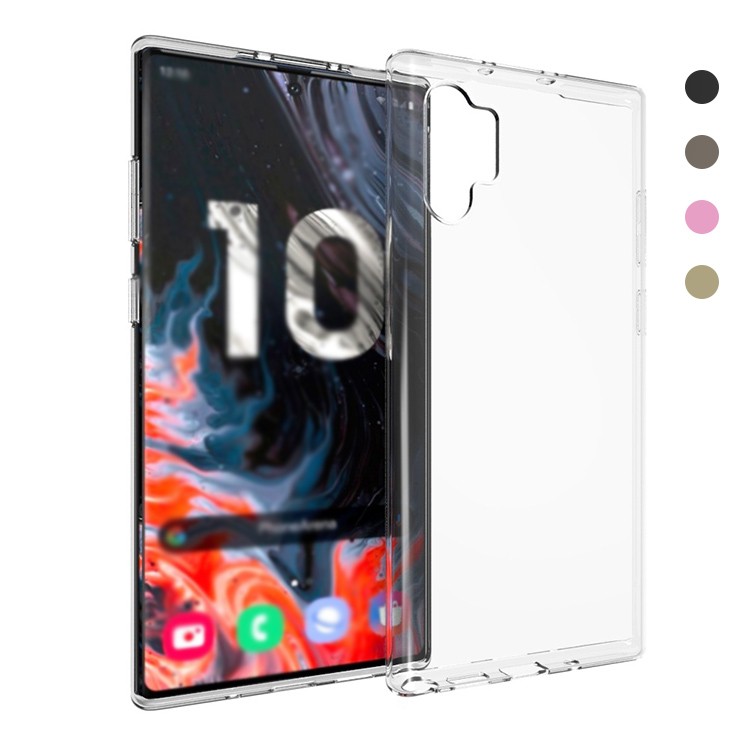 Galaxy Note10/Note10 + ケース/カバー TPU 透明な 耐衝撃 シンプル ベーシック ギャラクシーノート10+ ソフトケース/カバー おしゃれ お