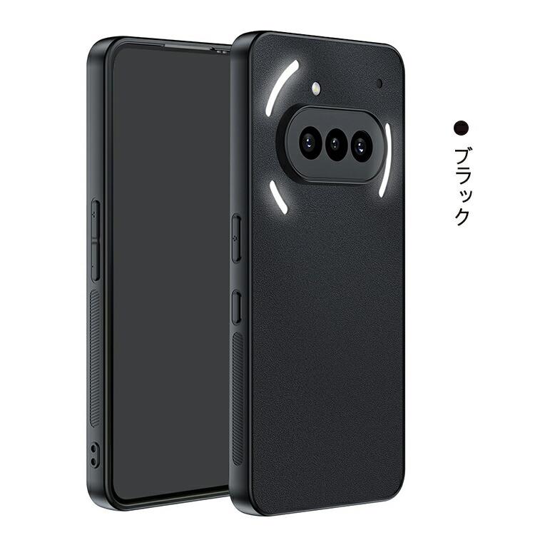 Nothing Phone 3a ケース Pro 耐衝撃 ケース/カバー TPU+PUレザー