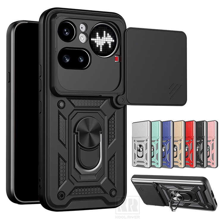 Insta Nothing Phone 4a�Ή� �P�[�X 4a Pro �J�o�[ �X���C�h���J���������Y�J�o�[�t�� �����Y�ی� ��̌^�X�}�z�����O�t�� �X�^���h�@�\ 2�d�\��