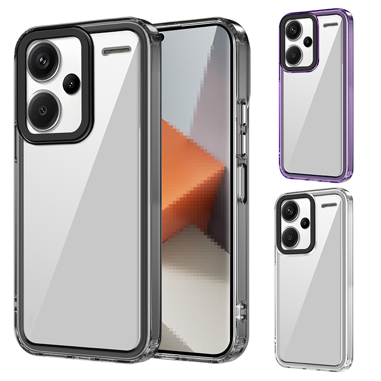 Redmi Note 13 Pro 5G �N���A�P�[�X Note 13 Pro+ 5G �J�o�[ �N���A ���� �X�g���b�v�� �V���v�� �w�ʃP�[�X ���� �V���I�~ ���b�h�~�[ �m�[�g13 �v��/13