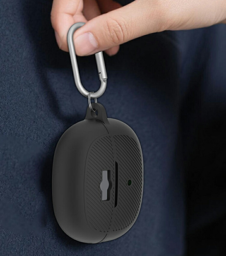 Shokz OpenDots ONE ケース TPU シンプル カラビナ付き 保護カバー