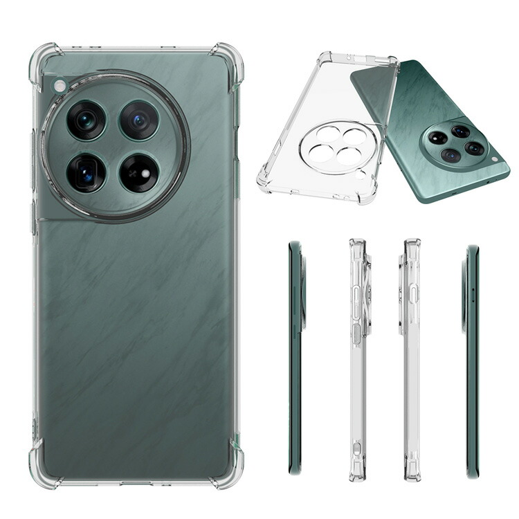 OnePlus 12 �P�[�X �N���A �ϏՌ� �J�o�[ �p �ی� �R�[�i�[�o���p�[ TPU ���� �\�t�g�P�[�X �����v���X12 �������� �������