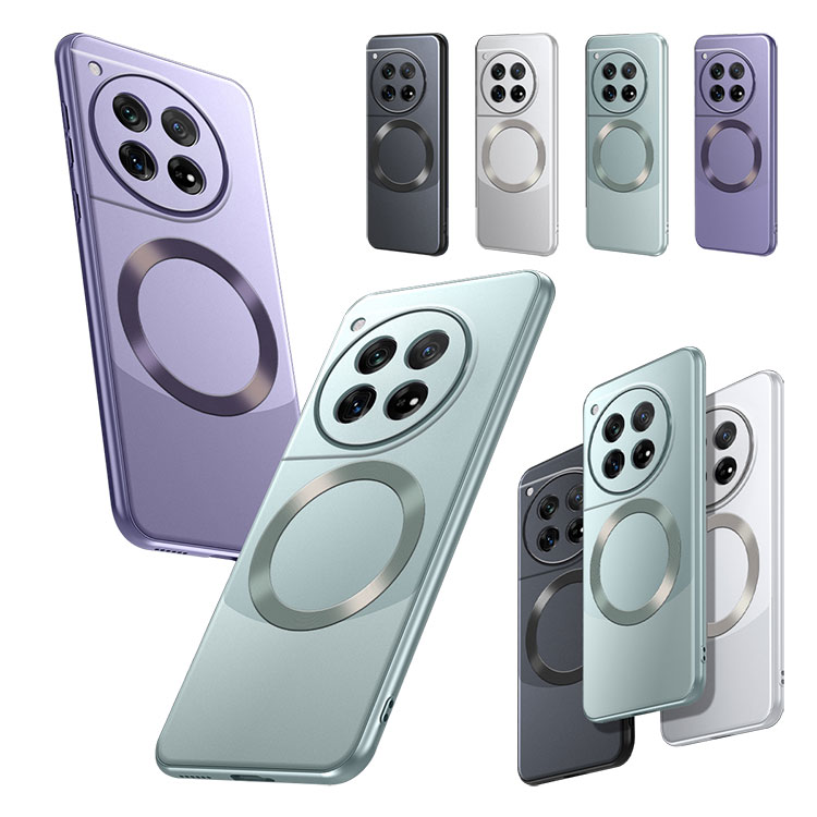 OnePlus 12 �P�[�X �N���A �ϏՌ� �J�o�[ �v���X�`�b�N �n�[�h�P�[�X �}�O�l�b�g���ԍڃz���_�[�Ή� �����v���X12 �������� �������