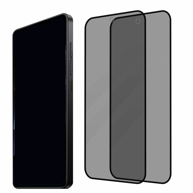 OPPO A5x 保護フィルム ガラスフィルム 覗き見防止 強化ガラス 2枚