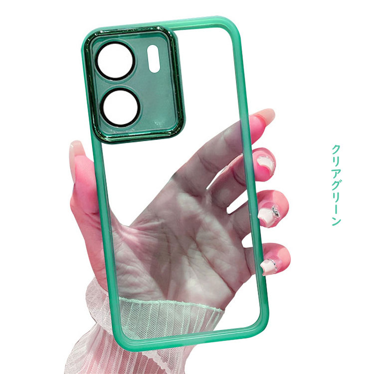 OPPO A5x 本体 クリアケース付き OPPO A5x ケース クリア TPU ソフト カバー オッポ シンプル スマホ