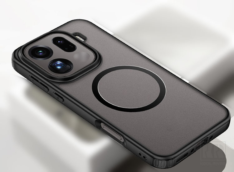 OPPO Find X9 ケース Pro カバー マット 背面半透明 側面滑り止め TPU