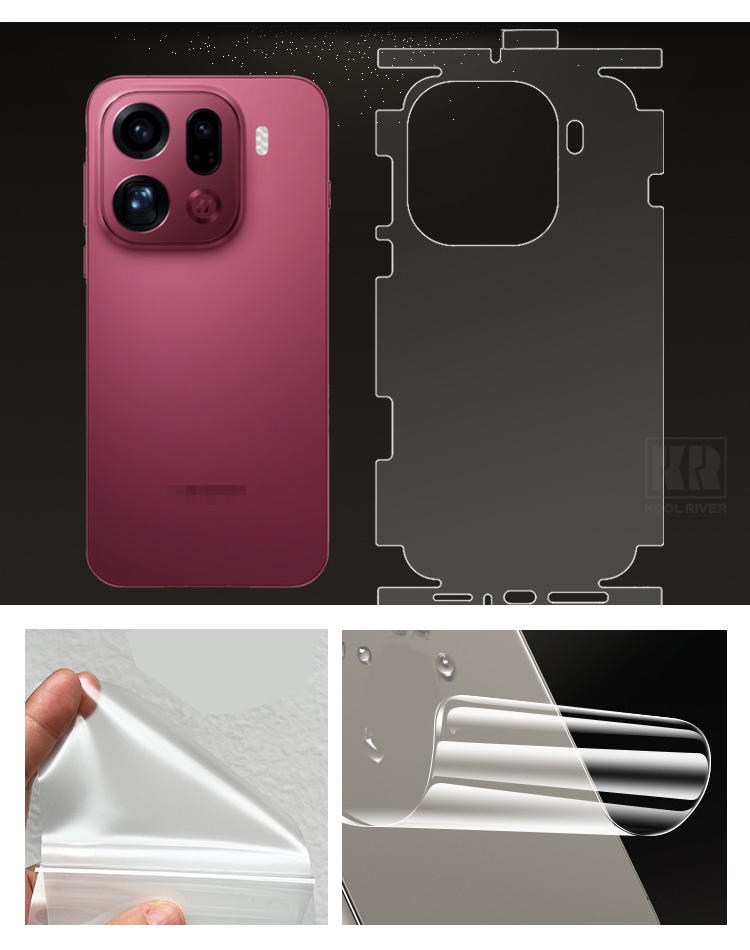 OPPO Find X9 フィルム Pro 背面保護フィルム 2枚入り 透明 背面保護