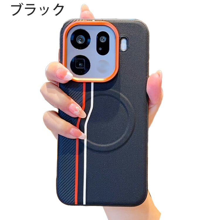 OPPO Find X9 ケース 耐衝撃 Pro カバー PUレザー ストラップ穴