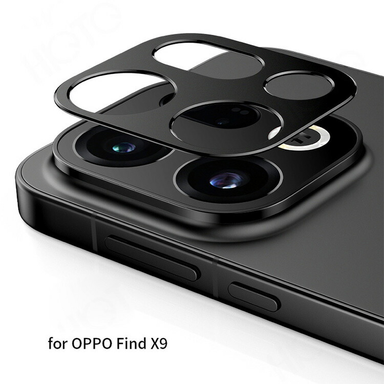 OPPO Find X9 カメラレンズ 保護 Pro メタルリング ファッションリング