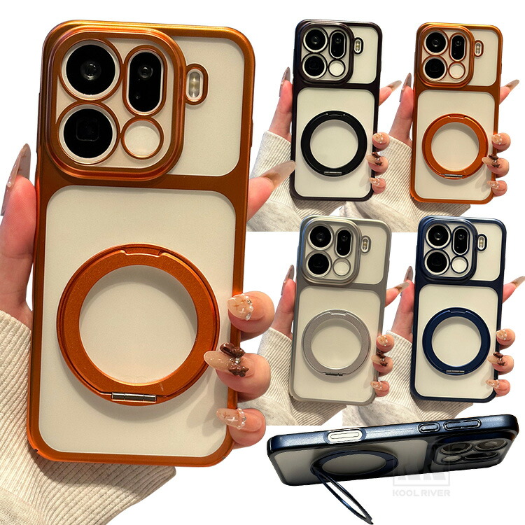 OPPO Find X9 �N���A�P�[�X X9 Pro �J�o�[ �}�b�g ���b�L �n�[�h�P�[�X �N���A ���� �����^�X�}�z�����O�t�� �X�^���h�@�\ �V���v�� �ی�P�[�X �I�b�|