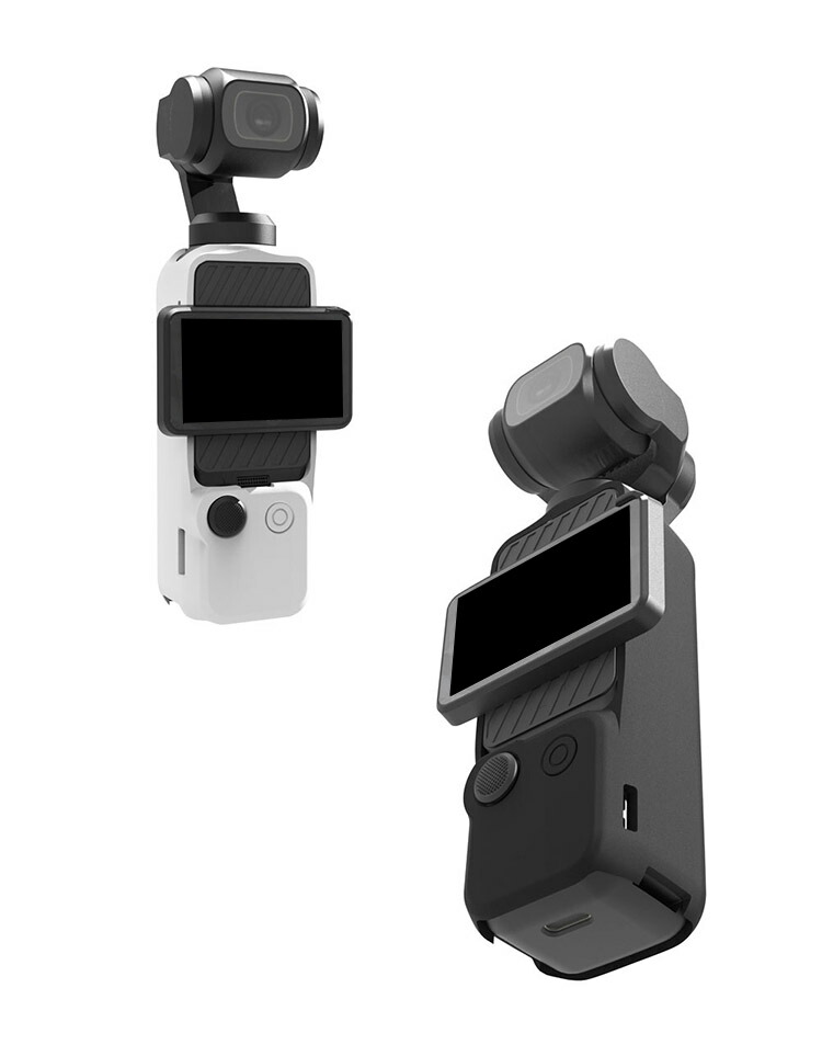 オスモ ポケット 3 ケース カバー+カメラレンズ保護+液晶保護 DJI Osmo Pocket3 シリコンケース/カバー ポータブル 耐衝撃  ソフトケース/カバー シンプル