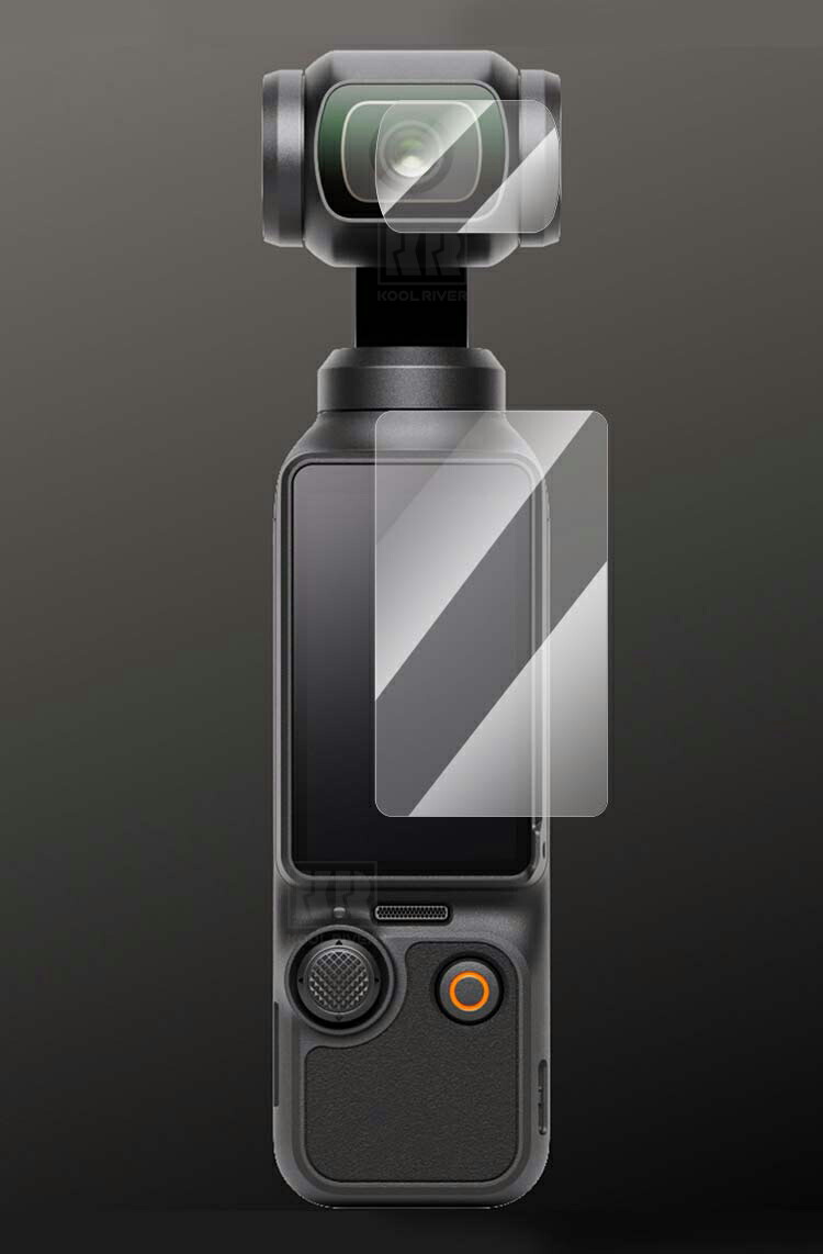 dji osmo pocket 4 レンズ保護フィルム+液晶保護フィルム 2セット 合計