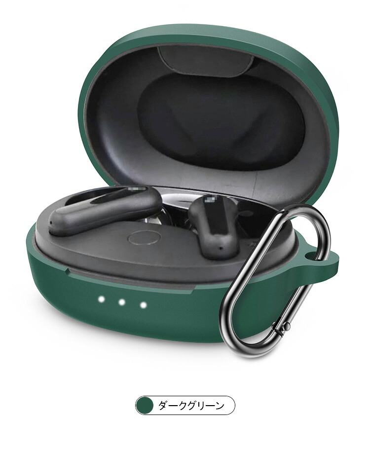 Soundcore Life A2O (シリコンケース付き:緑) Anker Soundcore Life P2 Mini ケース ワイヤレスイヤホン