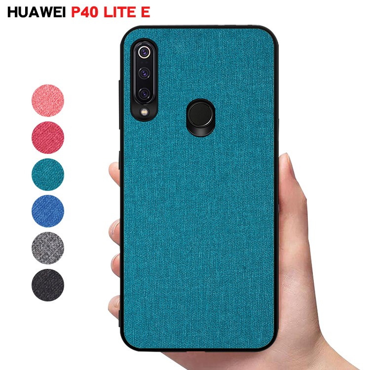 Huawei P40 Lite E ケース キャンバス調 おしゃれ カバー シンプル 