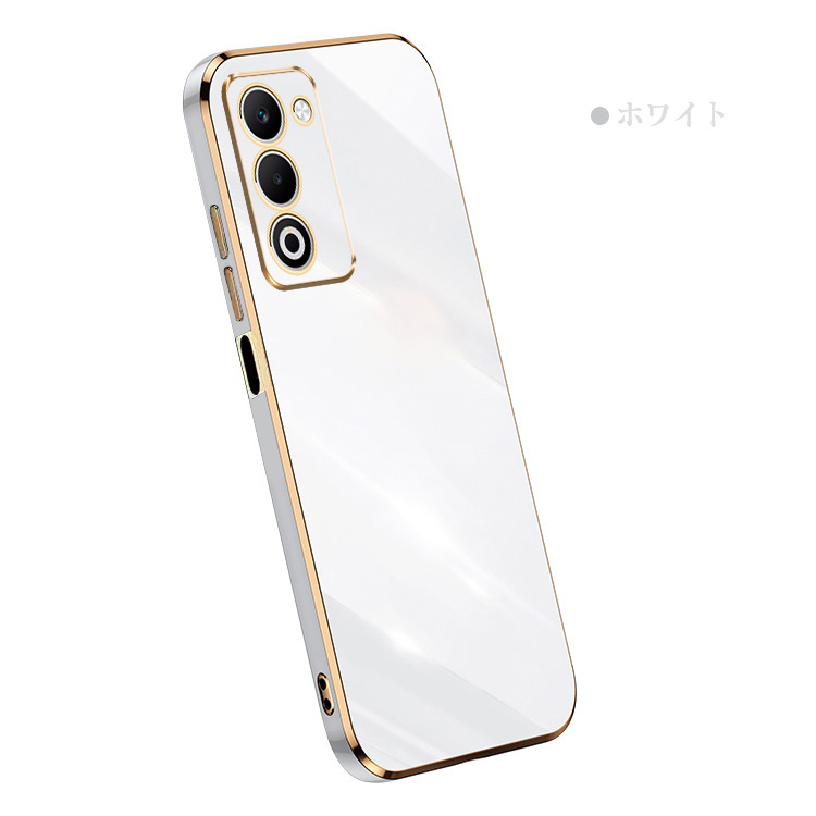OPPO A5 5G ケース カバー メッキ TPU ソフトケース ストラップホール