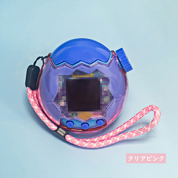 Tamagotchi Paradise クリア ケース カバー 透明 TPU ストラップ付き