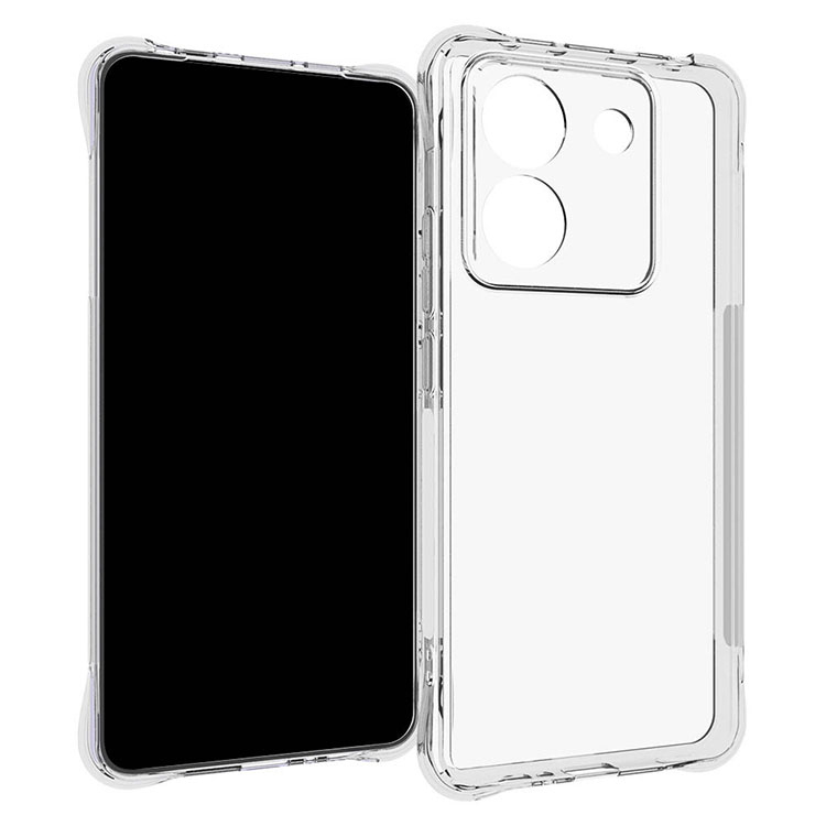 POCO M7 Pro クリアケース 耐衝撃 カバー シンプル クリア 透明