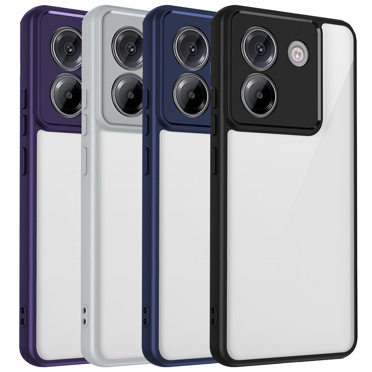 POCO M7 Pro 5G �N���A�P�[�X �J�����ی삠�� �J�o�[ �N���A ����  TPU + �v���X�`�b�N �p �ی� �X�g���b�v�z�[���t�� ���� �V���I�~ POCO M7 �v�� 5G