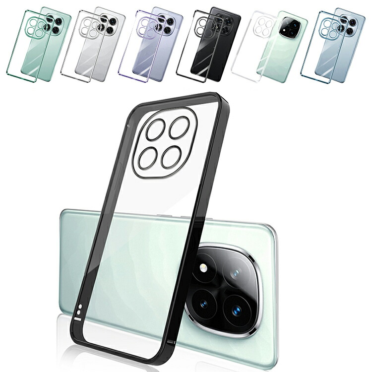 POCO X7 �P�[�X �N���A �J�o�[  �N���A ���� ���b�L TPU �\�t�g �P�[�X �X�g���b�v��  ���� ������ ���� �V���I�~ Xiaomi POCO X7