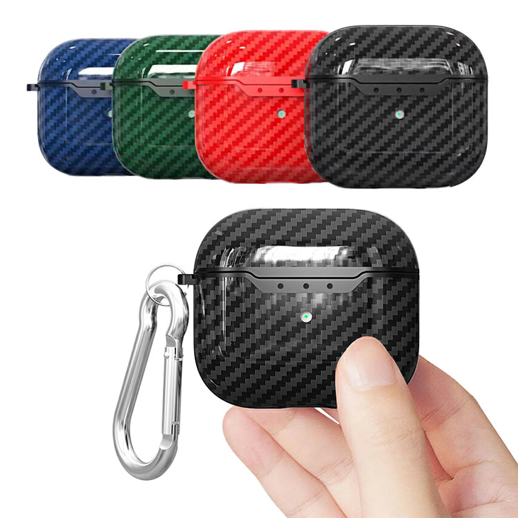 AirPods Pro 3 �P�[�X ��3���� �ی�J�o�[ �J�[�{���� �J���r�i�t�� TPU �\�t�g�P�[�X �ϏՌ� ������� �������� Apple �A�C�z�� �G�A�[�|�b�Y �v��