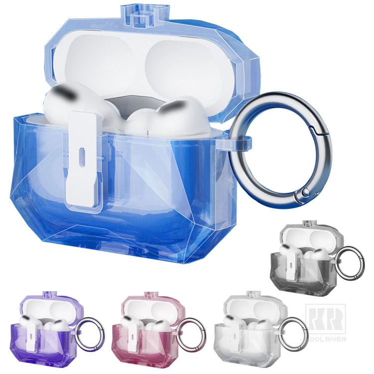 AirPods Pro 3 �ϏՌ� �P�[�X ��3���� �J�o�[ �J���r�i�t�� 2�d�\�� TPU +�v���X�`�b�N �n�[�h�P�[�X �ی�J�o�[ Qi�[�d ���C�����X�[�d �Ή� Apple