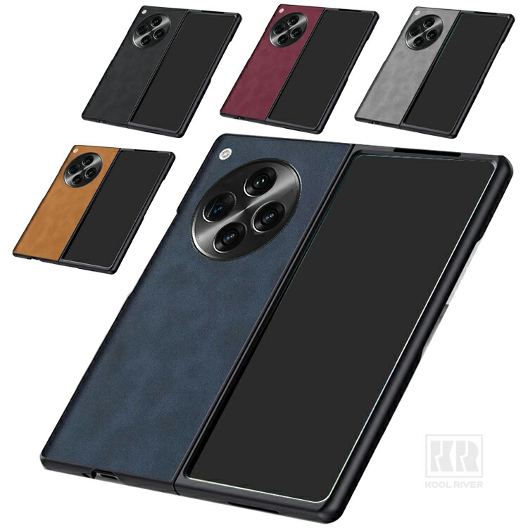 OPPO Find N6�Ή� �P�[�X �J�o�[ �܂肽���݌^ PU���U�[ + �v���X�`�b�N �n�[�h�P�[�X �w�ʃP�[�X �V���v�� �I�b�| �t�@�C���h N6 �ی�P�[�X
