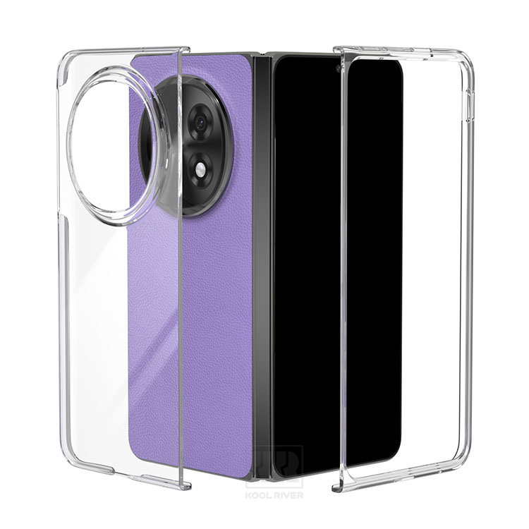 Insta OPPO Find N6�Ή� �N���A�P�[�X �ϏՌ� �J�o�[  �܂肽���݌^ �N���A ����  �V���v�� �v���X�`�b�N �n�[�h�P�[�X �I�b�| �t�@�C���h N6 ��������