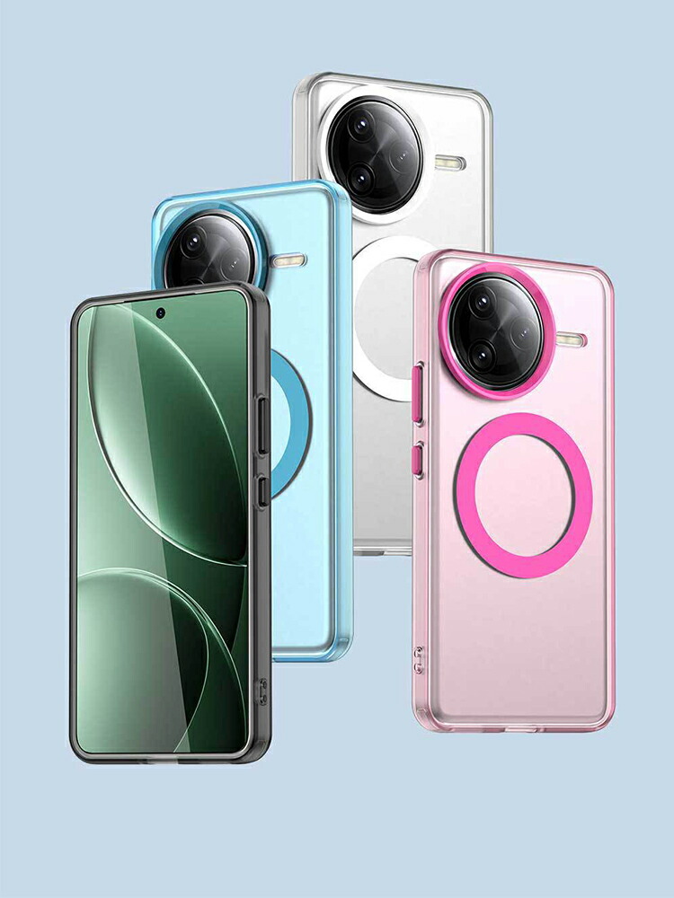 POCO F7 Pro ケース Ultra 耐衝撃 カバー 半透明 背面マット Qi充電