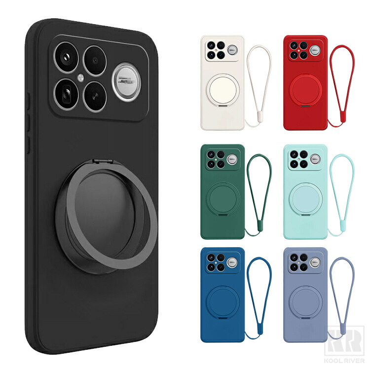 POCO F8 Pro ケース Ultra 耐衝撃 ストラップ付き TPU ソフトケース