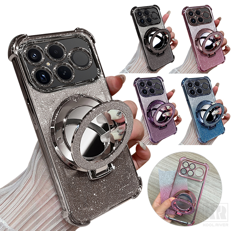 POCO F8 Pro �N���A �P�[�X F8 Ultra �ϏՌ� �����Y�J�o�[�t�� �N���A ���� ���b�L TPU �\�t�g�P�[�X �����^�X�}�z�����O�t�� �X�^���h�@�\ �~���[�t��