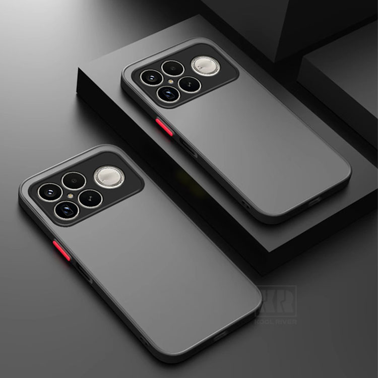 POCO F8 Pro ケース Ultra カバー マット 背面半透明 TPU+プラスチック