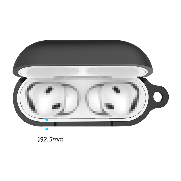 Apple AirPods Pro2 カバー付き Apple AirPods Pro2 ケース 2022モデル 第2世代 シリコン シンプル