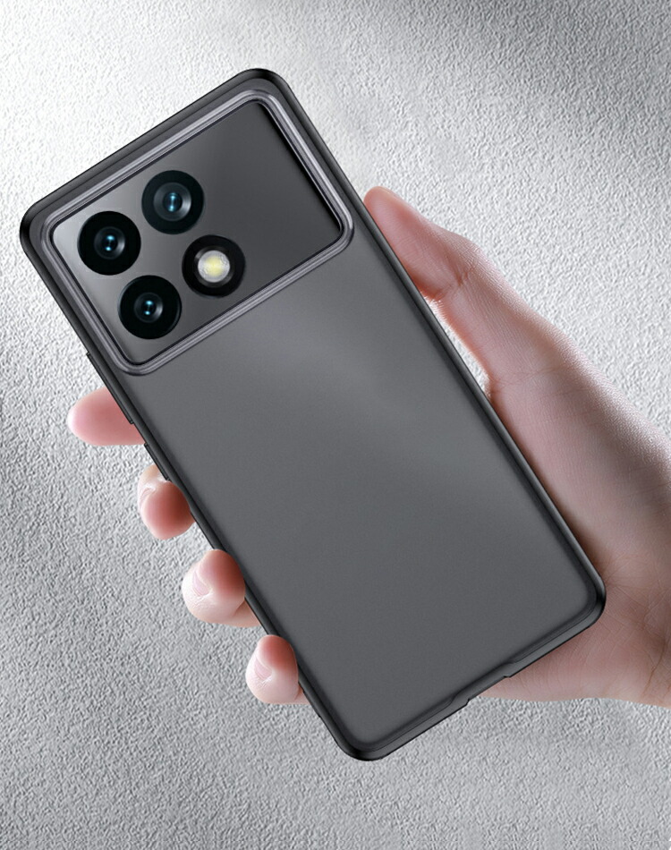 POCO F6 Pro ケース 耐衝撃カバー クリア 背面透明 角 保護 コーナー