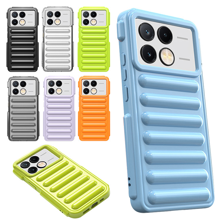 POCO F6 Pro P[X ϏՌ Jo[ TPU \tgP[X Vv  VI~ Xiaomi POCO F6 v Xgbv  