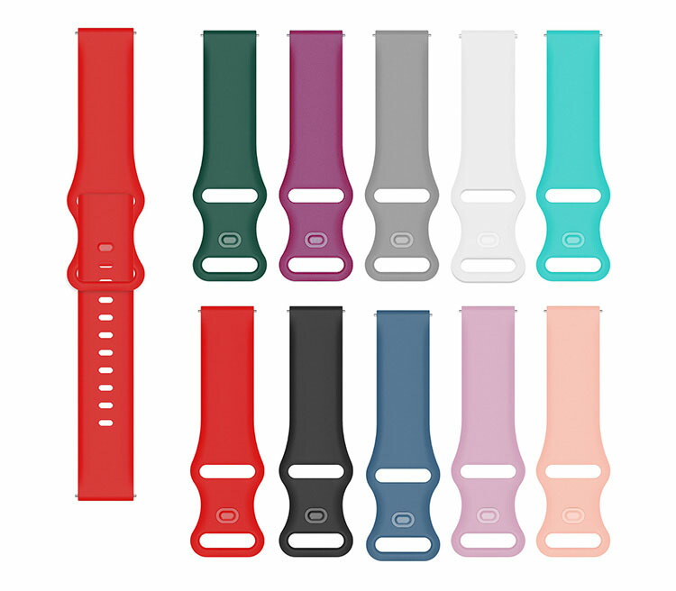 Gransho Cinturino Sportivo In Silicone Per Polar Ignite/Unite/Ignite 2/Pacer - 20 Mm, Regolabile, Chiusura Rapida - 2