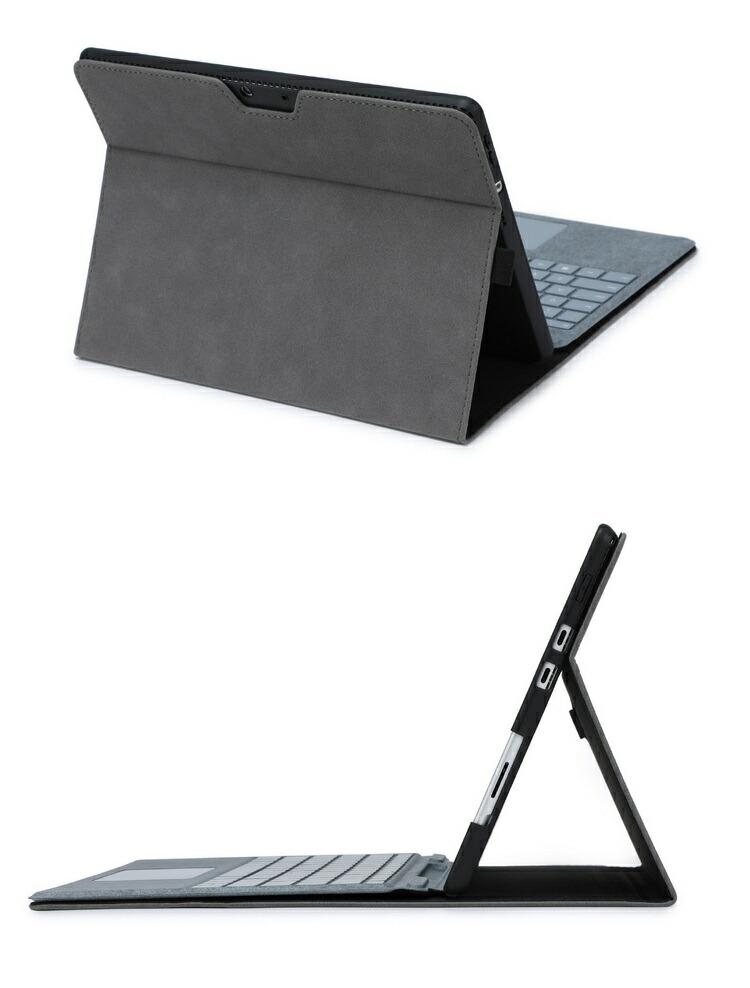 Surface Pro 8 (13インチ) ケース/カバー 手帳型 かわいい PUレザー 電源収納ポーチ付き ペン収納 スタンド機能 かわいいレザーケース おすすめ おしゃれ｜keitaiichiba｜04