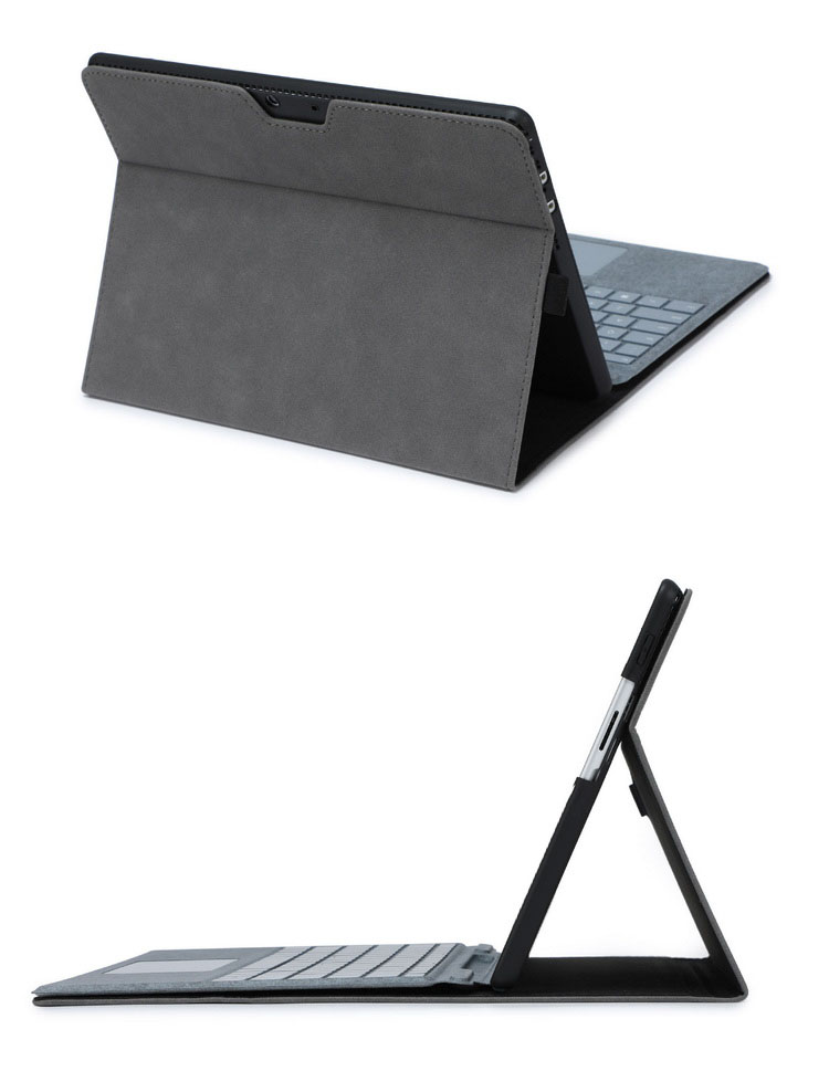 Surface Pro 9 ケース/カバー (13インチ) 手帳型 PUレザー 電源収納ポーチ付き ペン収納 スタンド機能 さーふぇすぷろ 手帳型レザーケース おすすめ｜keitaiichiba｜04