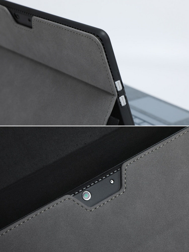Surface Pro 9 ケース/カバー (13インチ) 手帳型 PUレザー 電源収納ポーチ付き ペン収納 スタンド機能 さーふぇすぷろ 手帳型レザーケース おすすめ｜keitaiichiba｜05