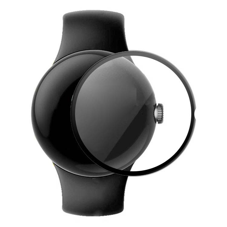 Google Pixel Watch 2 液晶保護フィルム 2枚入り 曲面対応 全面保護 PMMA素材 傷防止 プロテクター フィルム 保護シート ピクセル ウォッチ2 pixelwatch 2｜keitaiichiba
