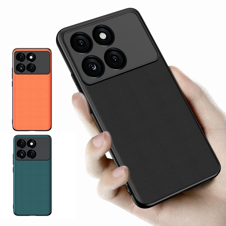 POCO X6 Pro �P�[�X �ϏՌ��J�o�[ PU���U�[ �w�ʃ��U�[�P�[�X �V���v�� �X�g���b�v�� ���� �V���I�~ Xiaomi POCO X6 �v�� �������� �������