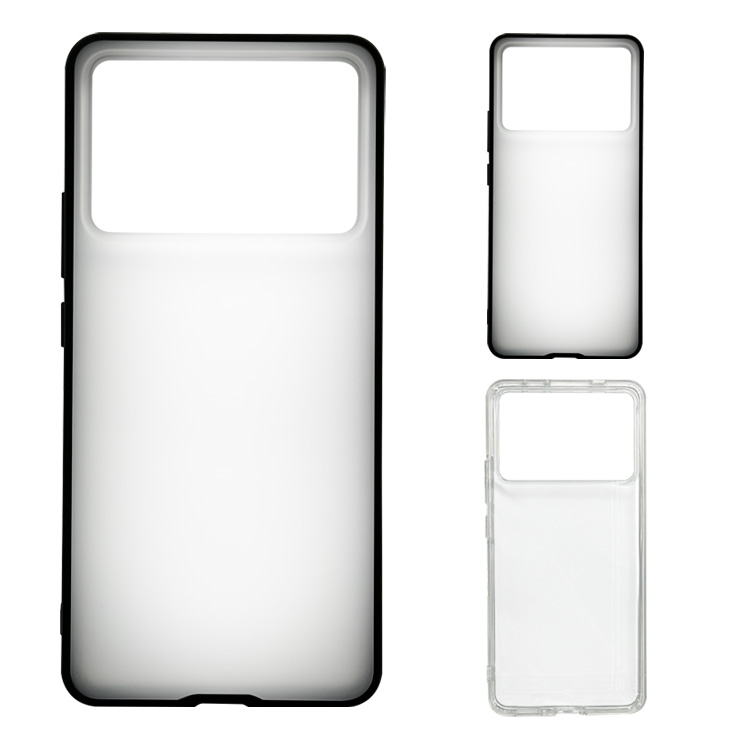 POCO X6 Pro �P�[�X �ϏՌ��J�o�[ �N���A �w�ʓ��� TPU �X�g���b�v�� ���� �V���I�~ Xiaomi POCO X6 �v�� �������� �������