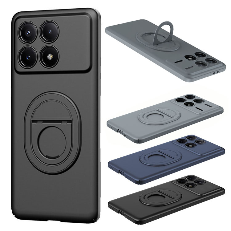 POCO X6 Pro �P�[�X �ϏՌ� �J�o�[ �v���X�`�b�N �n�[�h�P�[�X��̌^�X�}�z�����O�t�� �X�^���h�@�\ ���� �V���I�~ Xiaomi POCO X6 �v�� �������� �������